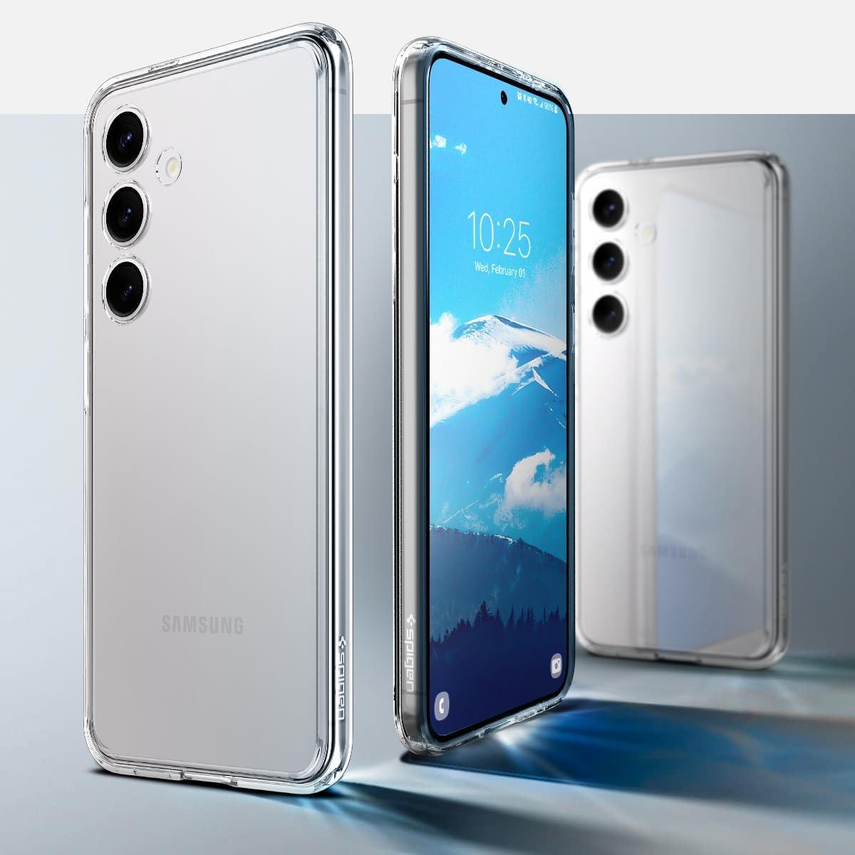 Spigen® Ultra Hybrid™ ACS07349 Samsung Galaxy S24 Case - Crystal Clear
