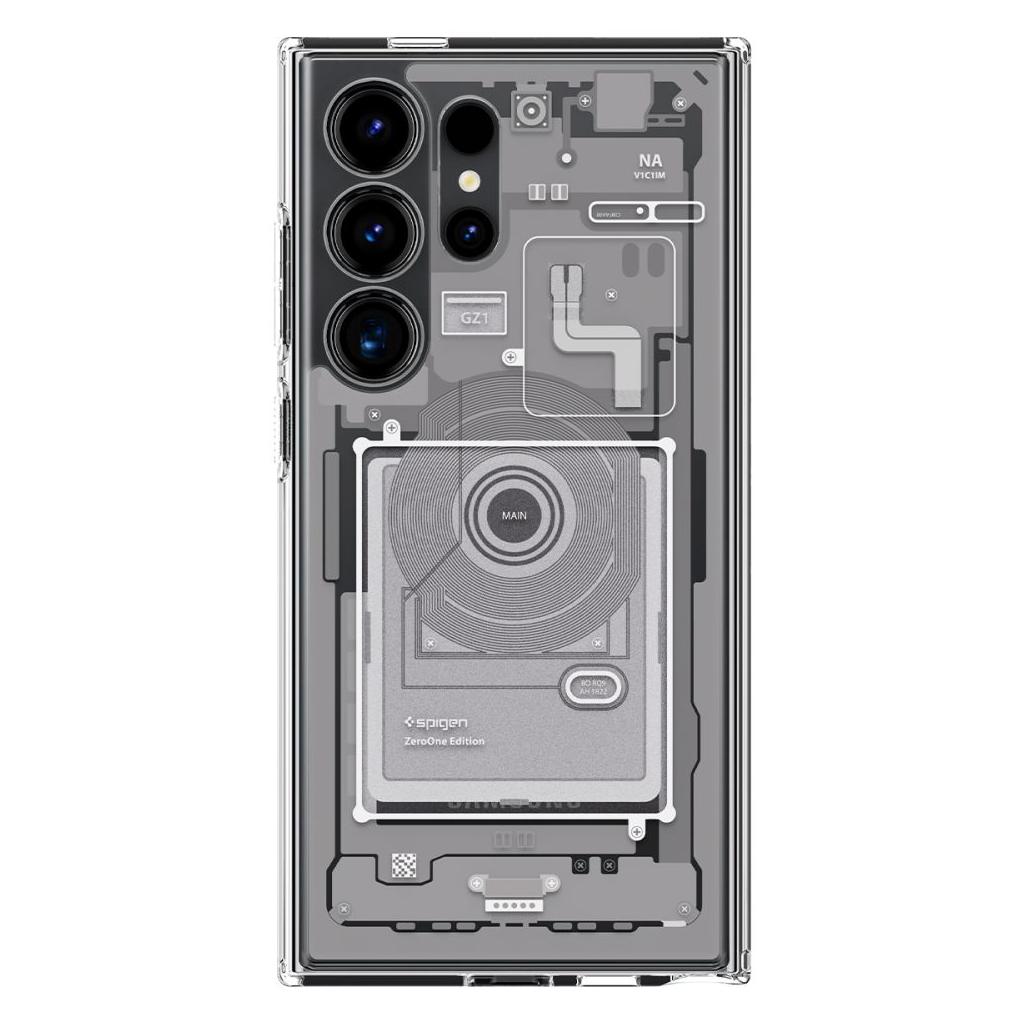Spigen® Ultra Hybrid™ Zero One ACS07294 Samsung Galaxy S24 Ultra Case - Zero One White