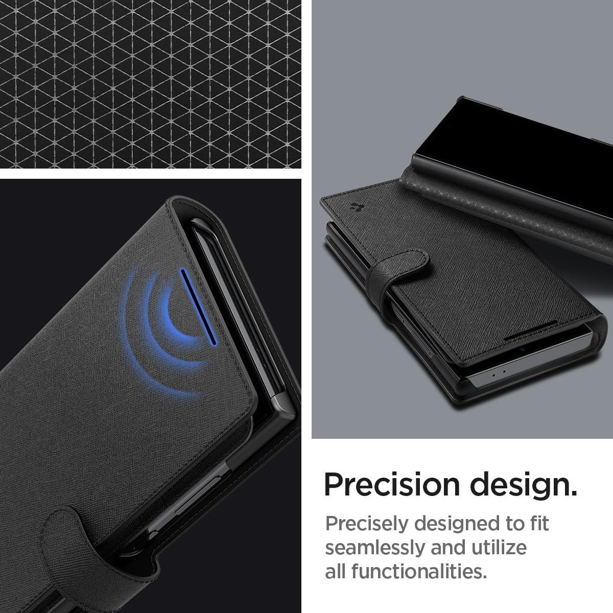 Spigen® Wallet S™ Plus ACS07308 Samsung Galaxy S24 Ultra Case – Black