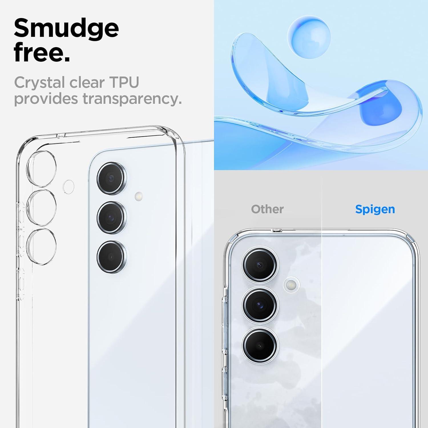 Spigen® Liquid Crystal™ ACS07537 Samsung Galaxy A55 Case - Crystal Clear