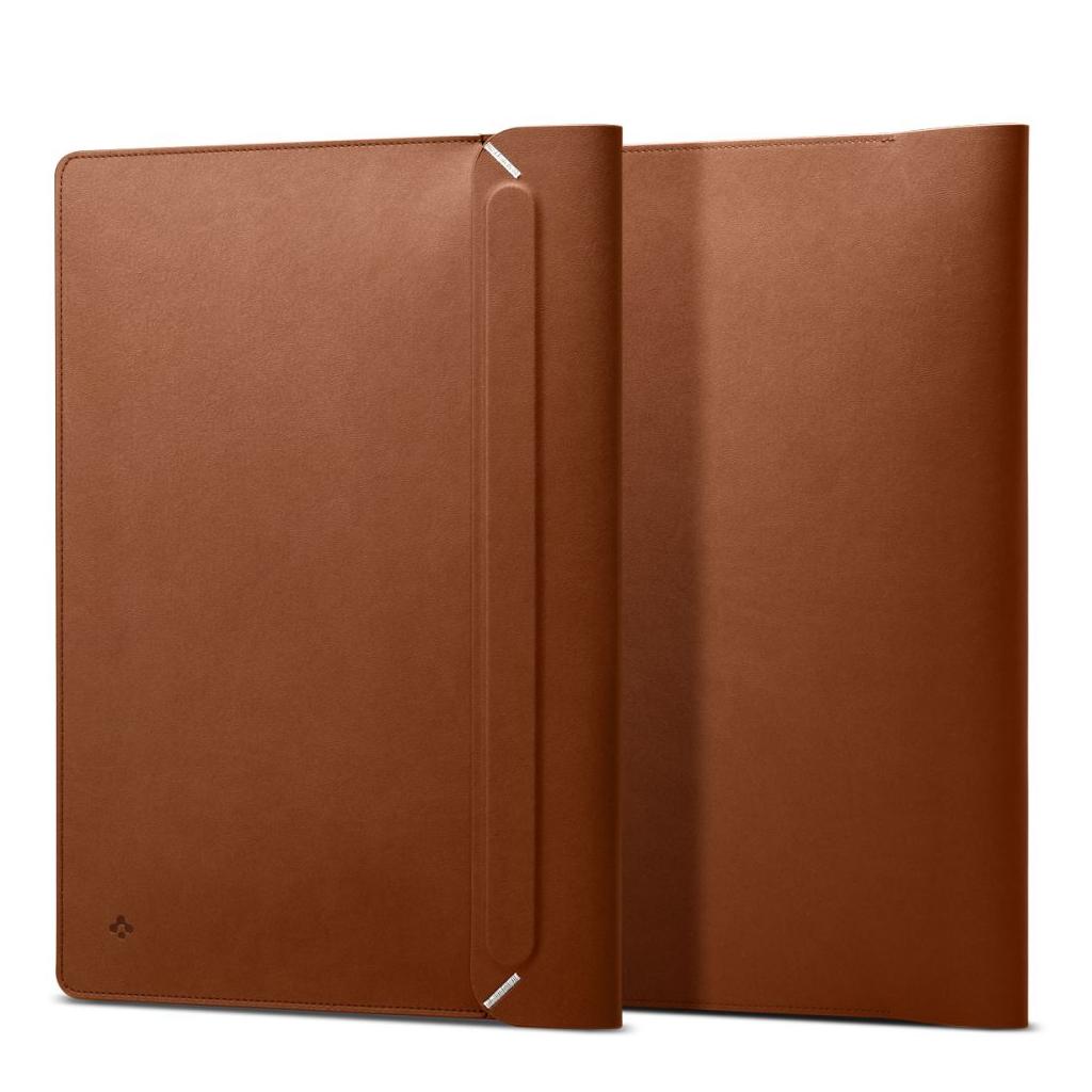 Spigen® Valentinus AFA06416 Laptop 14-inch | 13-inch Sleeve – Classic Brown