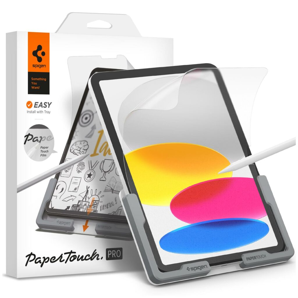 Spigen® Paper Touch Pro AFL05537 iPad 10.9-inch (2022) Sketching | Drawing | Writing Premium Paper Simulation - Clear Matte
