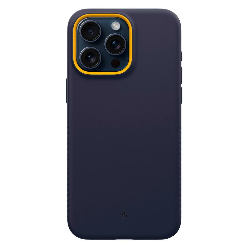 Spigen® Nano Pop™ Mag by Caseology® Collection ACS06617 iPhone 15 Pro Max MagSafe Case – Blueberry Navy