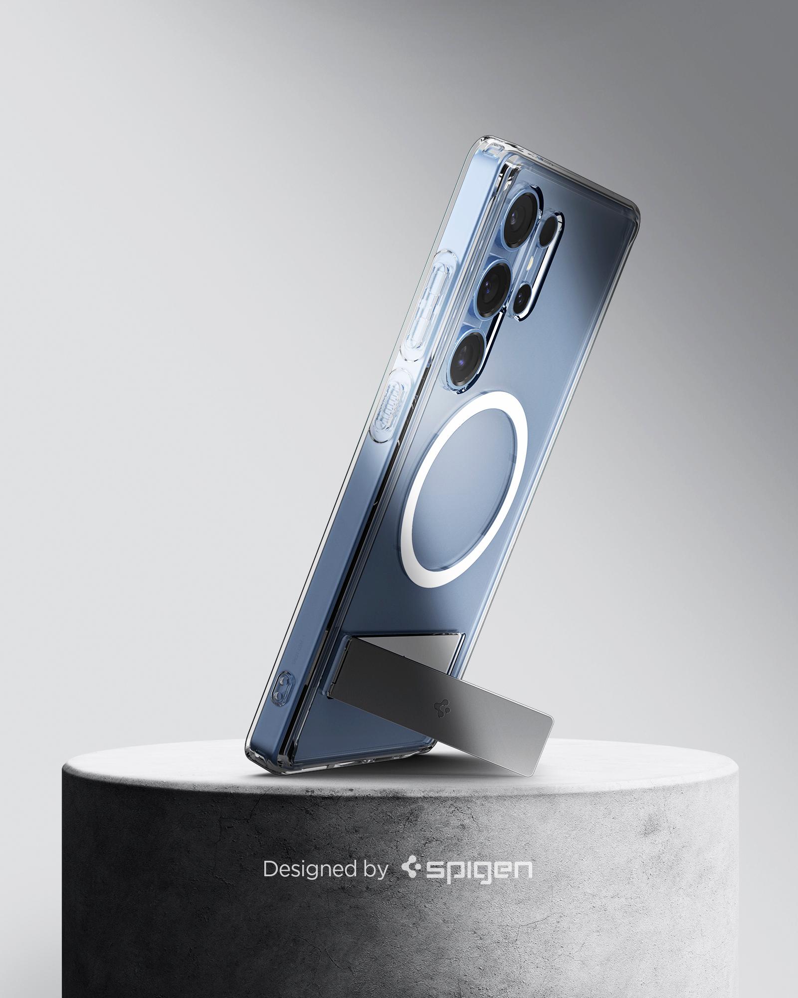 Spigen® Ultra Hybrid™ S (MagFit) ACS08963 Samsung Galaxy S25 Ultra Case – Clear White