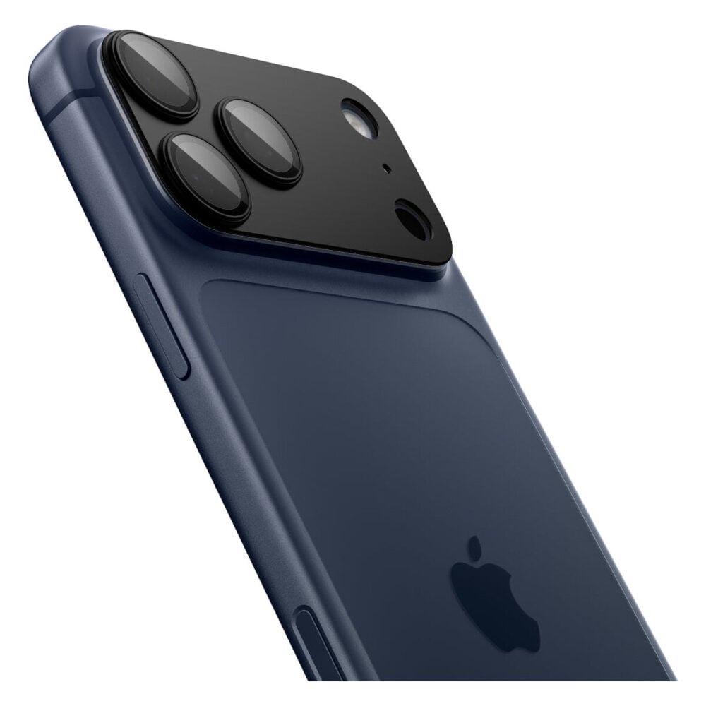 Spigen Glas.tR EZ Fit Optik Pro XL Tempered Glass Camera Lens Protector for iPhone 17 Pro Max - Black