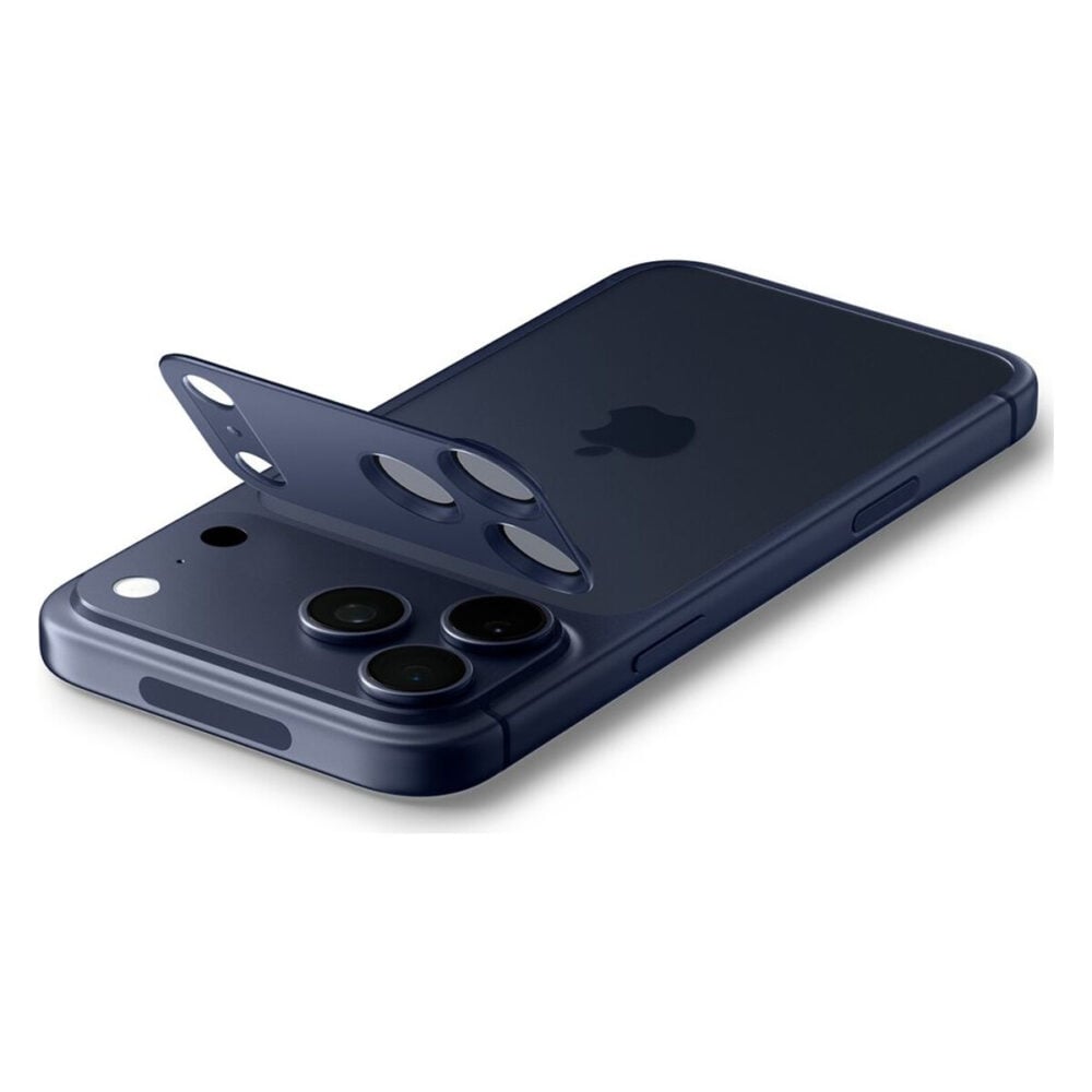 Spigen Glas.tR EZ Fit Optik Pro XL Tempered Glass Camera Lens Protector for iPhone 17 Pro Max - Blue