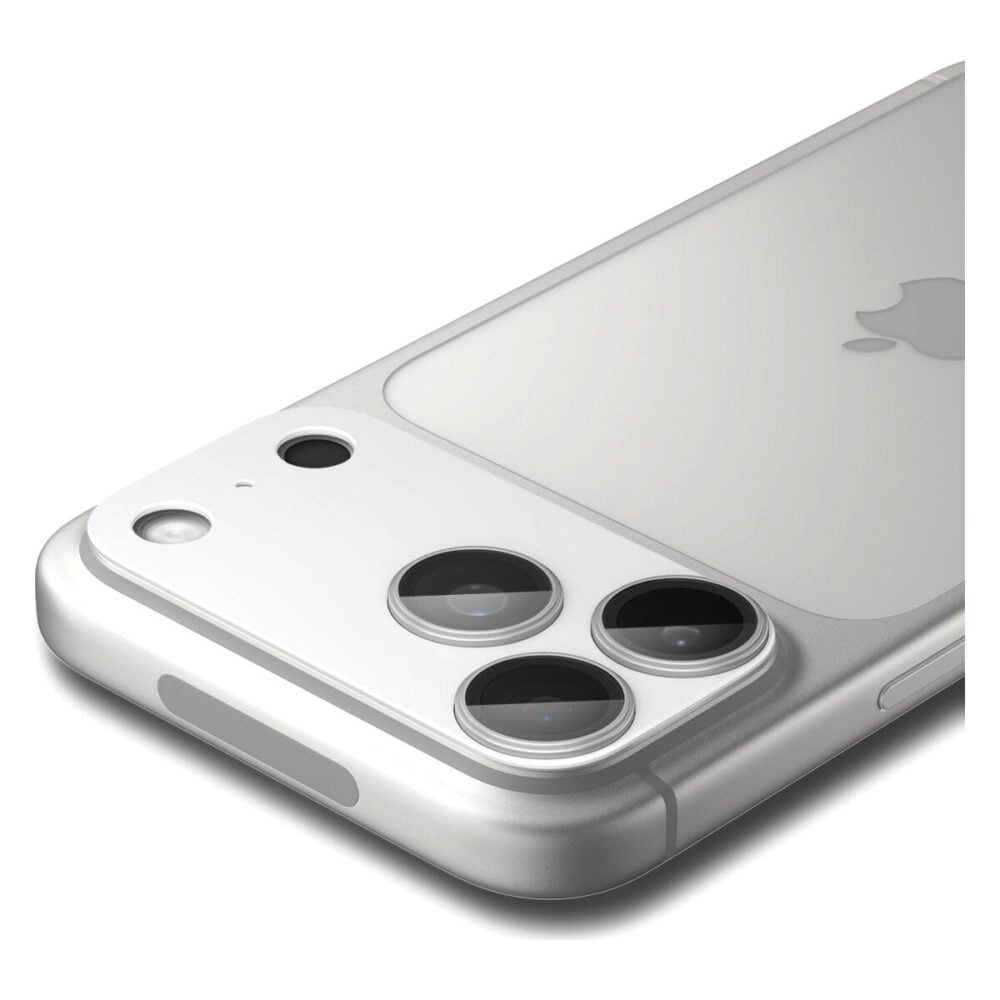 Spigen Glas.tR EZ Fit Optik Pro XL Tempered Glass Camera Lens Protector for iPhone 17 Pro Max - Silver