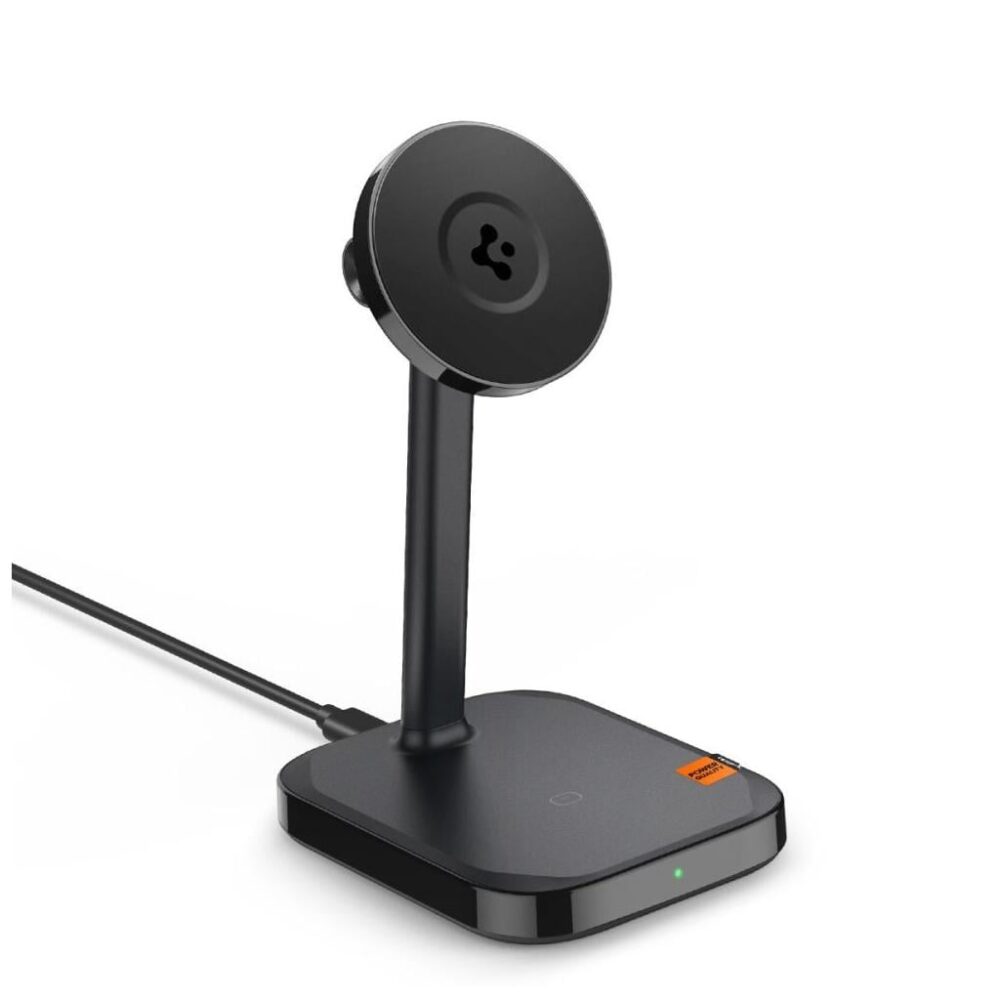 Spigen® ArcField™ Dual (MagFit) ACH05439 MagSafe Wireless Charger | 7.5W - Black