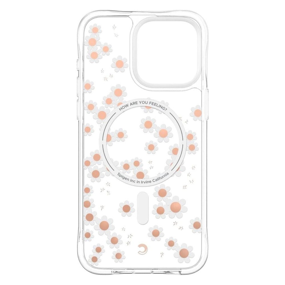 Spigen® Cecile Mag by Cyrill Collection ACS06624 iPhone 15 Pro Max Case - White Daisy