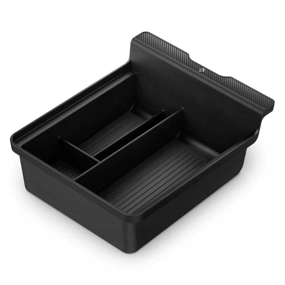 Spigen® Center Console TO220 ACP04508 Tesla Model 3 & Model Y Organizer Tray - Black