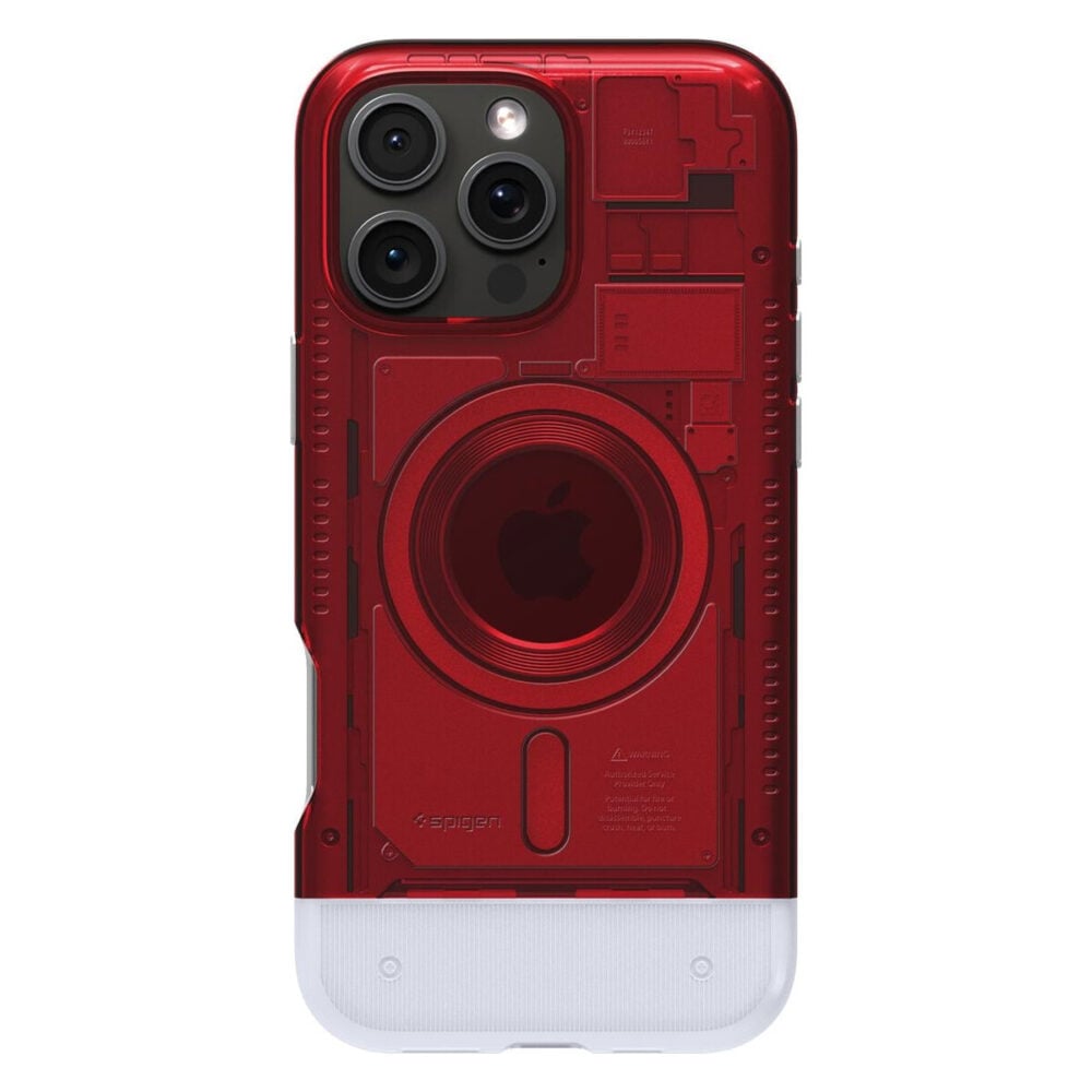 Spigen® Classic C1 (MagFit) ACS08020 iPhone 16 Pro Max Case - Ruby