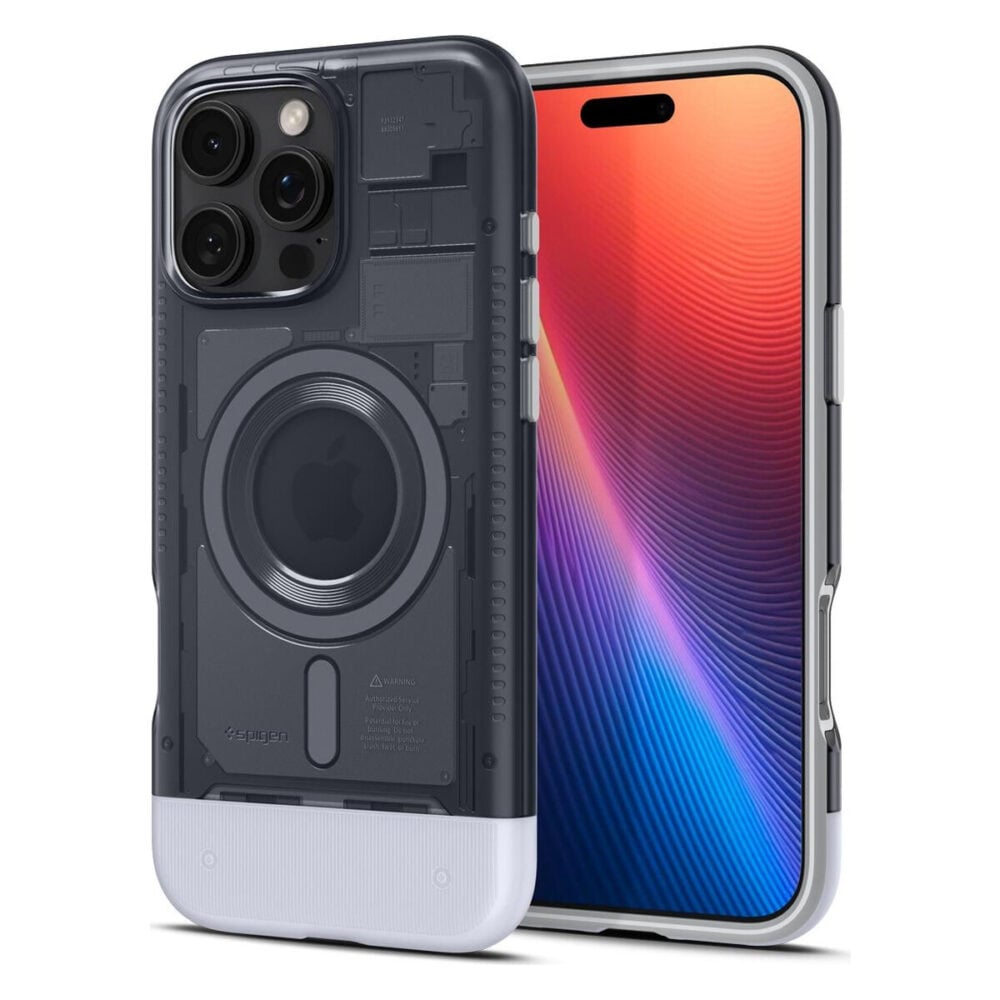 Spigen® Classic C1 (MagFit) ACS08152 iPhone 16 Pro Case - Graphite