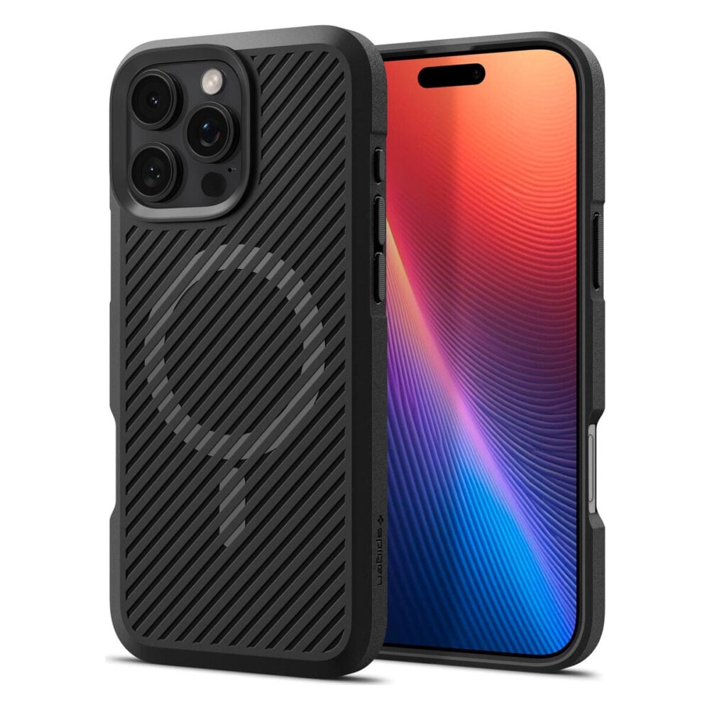 Spigen® Core Armor™ (MagFit) ACS08024 iPhone 16 Pro Max Case - Matte Black