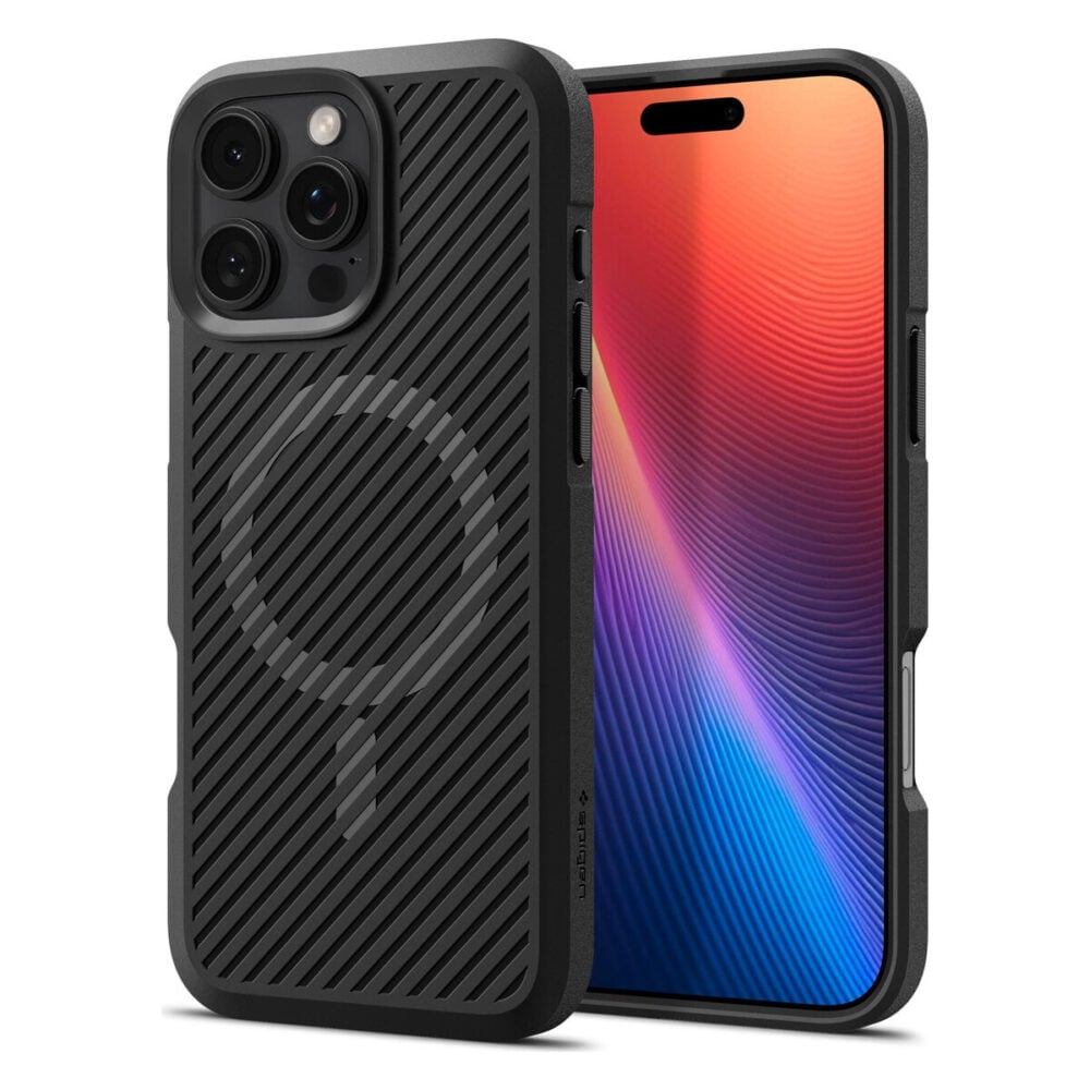 Spigen® Core Armor™ (MagFit) ACS08158 iPhone 16 Pro Case - Matte Black
