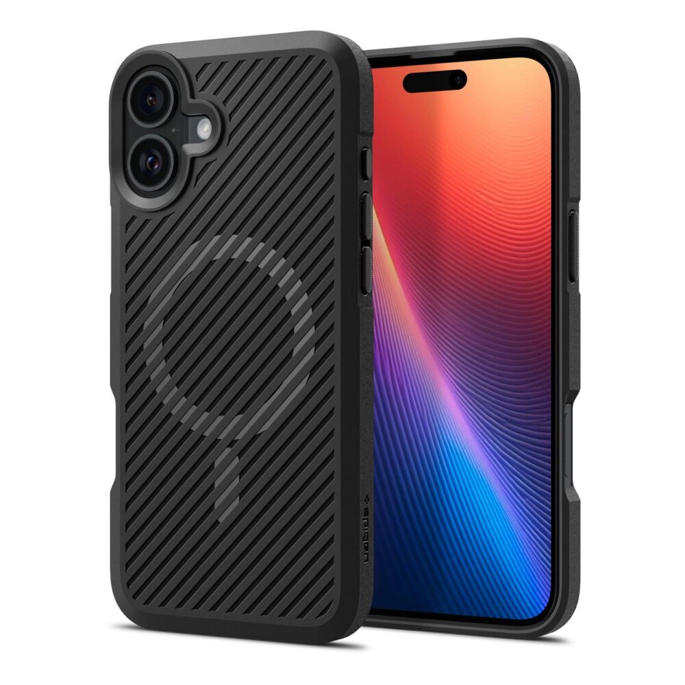 Spigen® Core Armor™ (MagFit) ACS08221 iPhone 16 Case - Matte Black