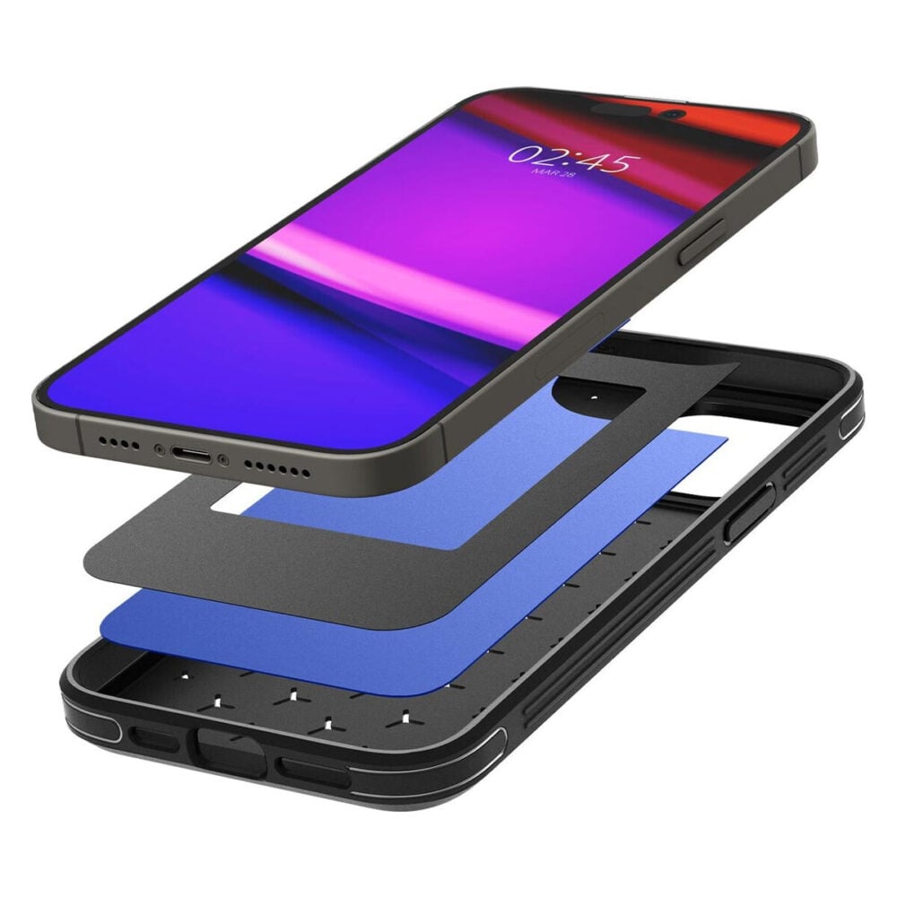 Spigen® Cryo Armor™ ACS04998 iPhone 14 Pro Case - Matte Black