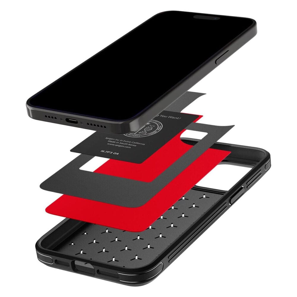 Spigen® Cryo Armor™ ACS06604 iPhone 15 Pro Max Case - Cryo Red