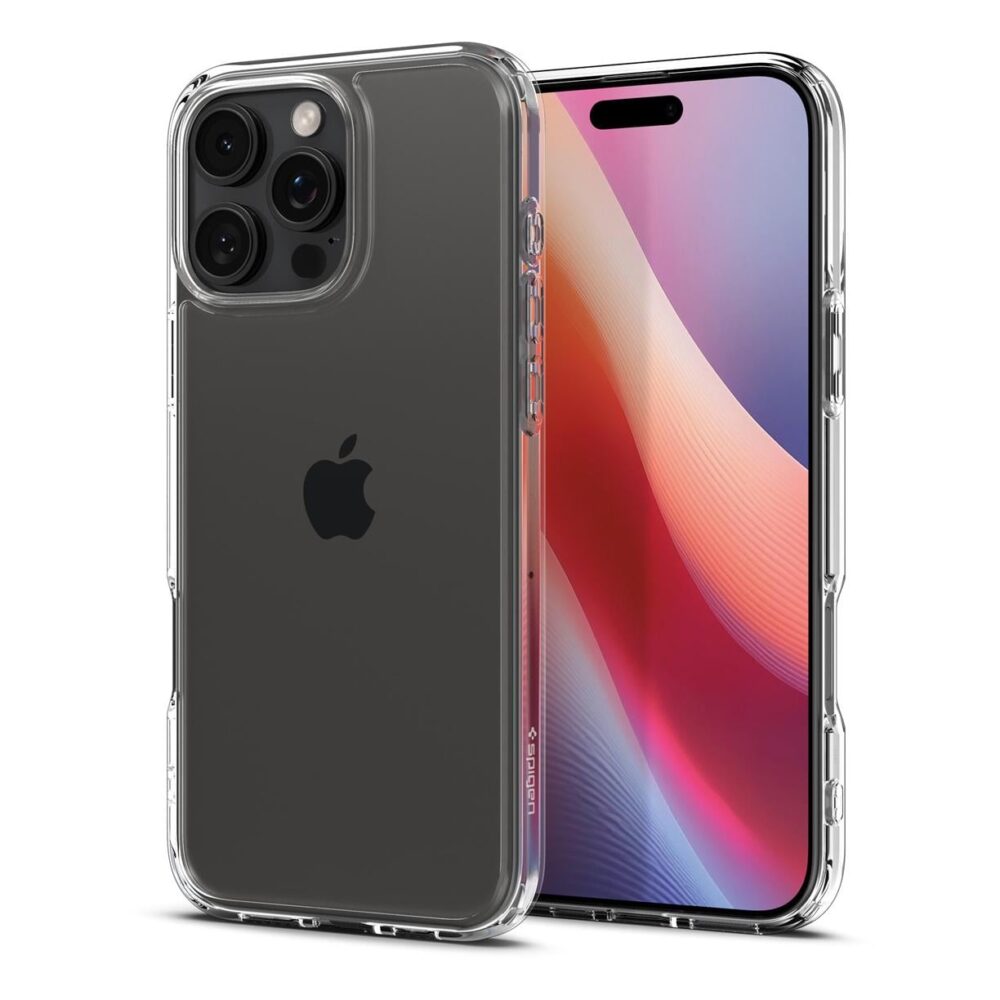 Spigen® Crystal Hybrid™ ACS08161 iPhone 16 Pro Case - Crystal Clear