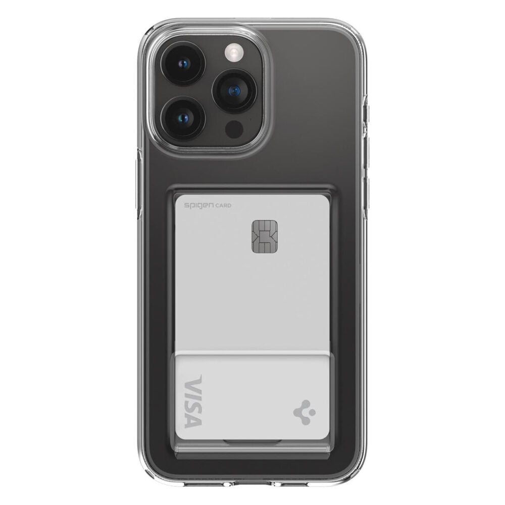 Spigen® Crystal Slot™ ACS06587 iPhone 15 Pro Max Case - Crystal Clear