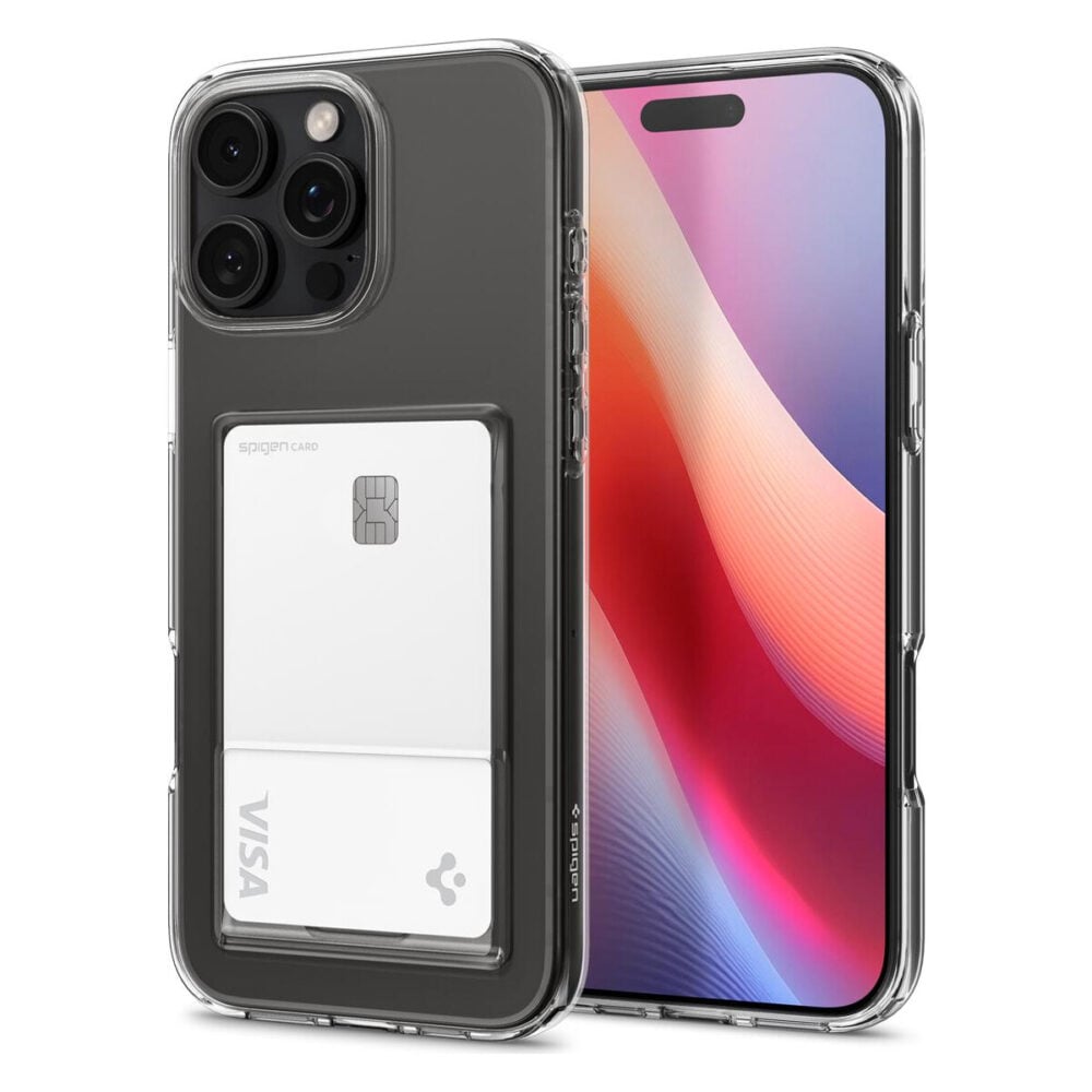 Spigen® Crystal Slot™ ACS08011 iPhone 16 Pro Max Case - Crystal Clear