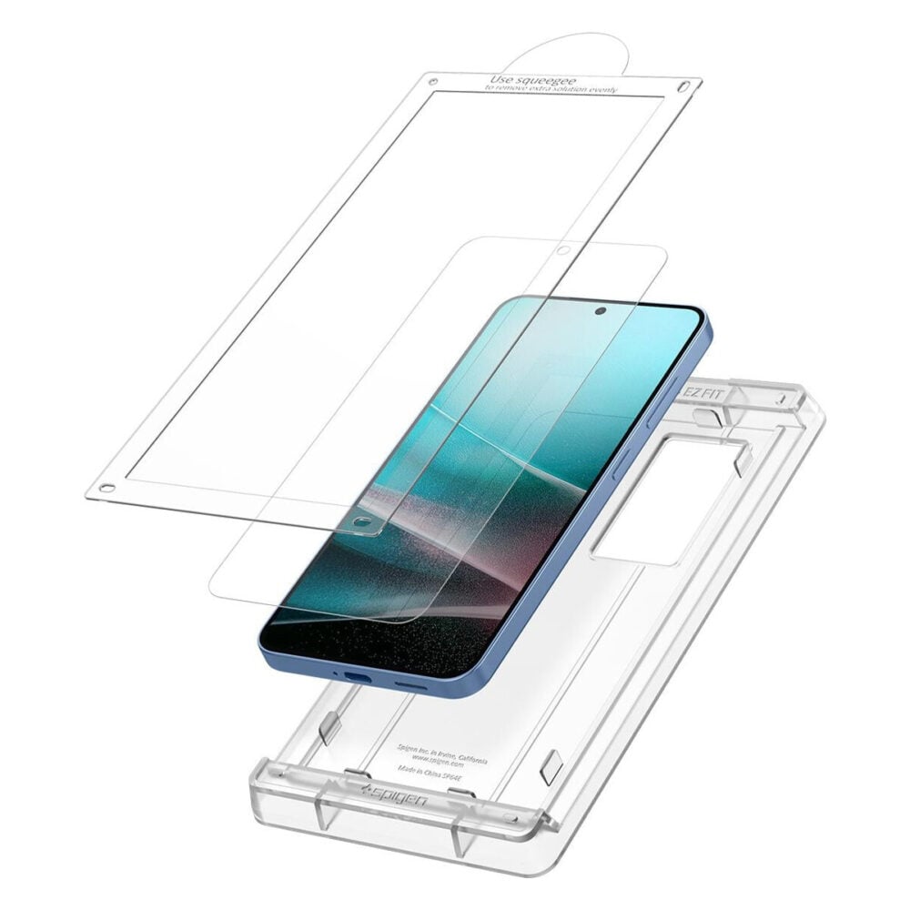 Spigen® EliteShield EZ Fit™ HD AFL09091 Samsung Galaxy S25 Premium Screen Protector - Crystal Clear