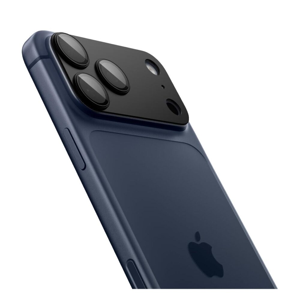 Spigen® Glas.tR™ EZ Fit™ Optik Pro XL AGL10649 iPhone 17 Pro Max Premium Tempered Glass Camera Lens Protector - Black