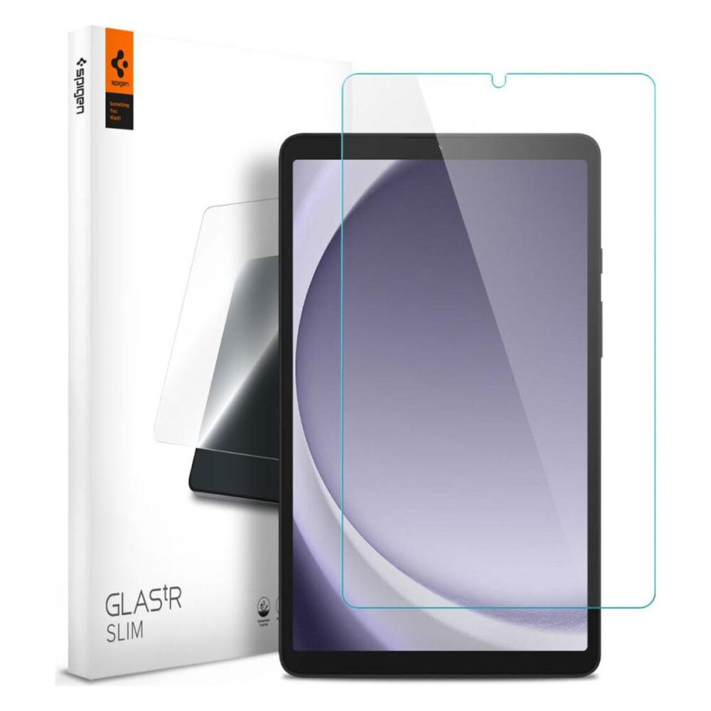 Spigen® GLAS.tR™ SLIM AGL07548 Samsung Galaxy Tab A9 Premium Tempered Glass Screen Protector - Crystal Clear
