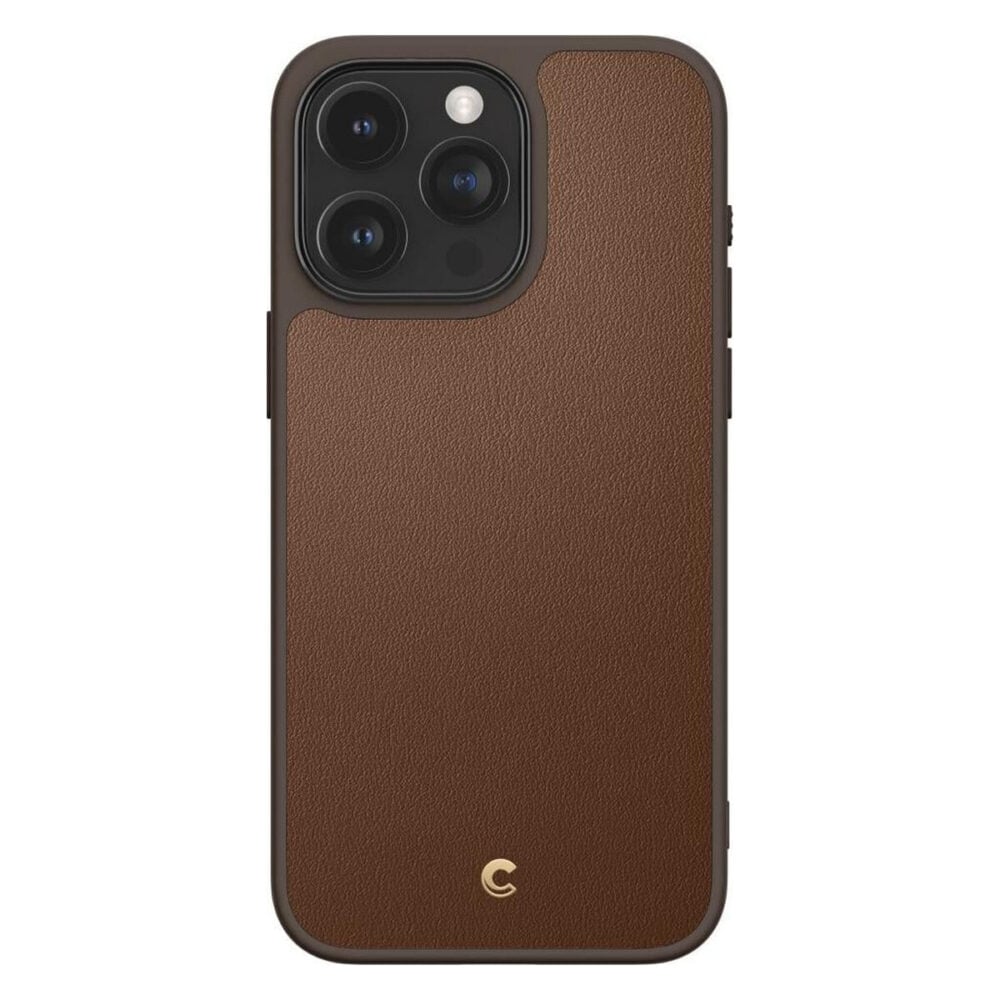 Spigen® Kajuk Mag by Cyrill Collection ACS06634 iPhone 15 Pro Max Case - Saddle Brown