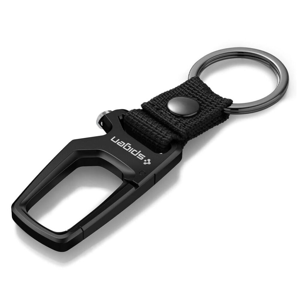 Spigen® Key Ring AHP06961 Carabiner & Bottle Opener - Black