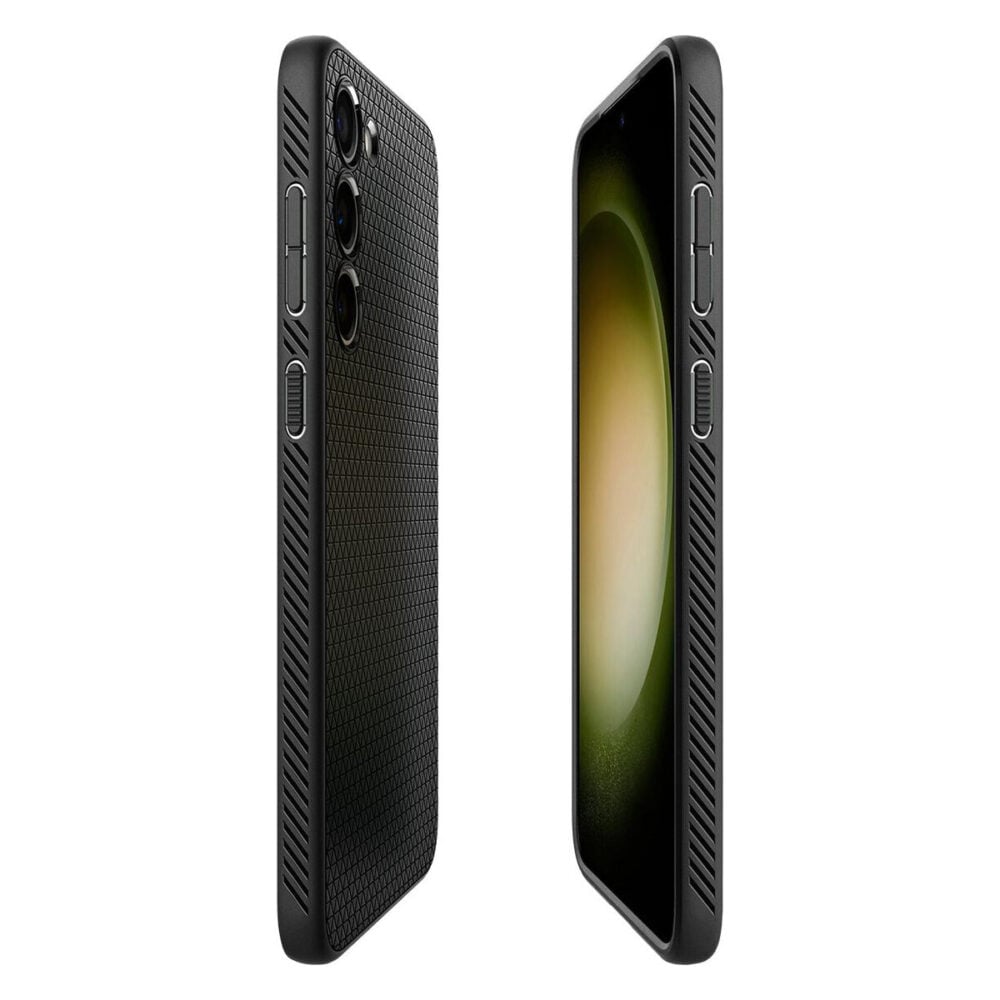 Spigen® Liquid Air™ ACS05666 Samsung Galaxy S23+ Plus Case - Matte Black