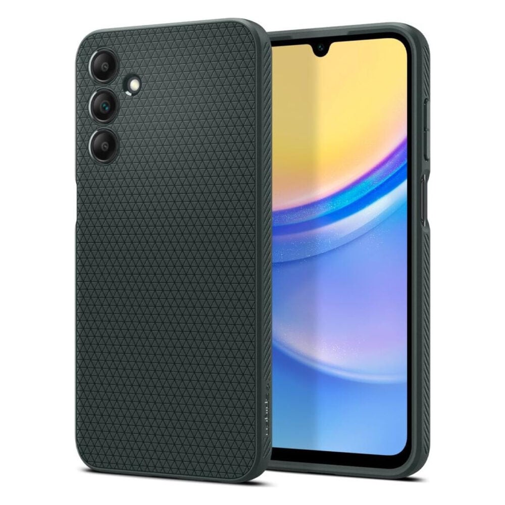 Spigen® Liquid Air™ ACS07247 Samsung Galaxy A15 5G | A15 4G Case - Abyss Green