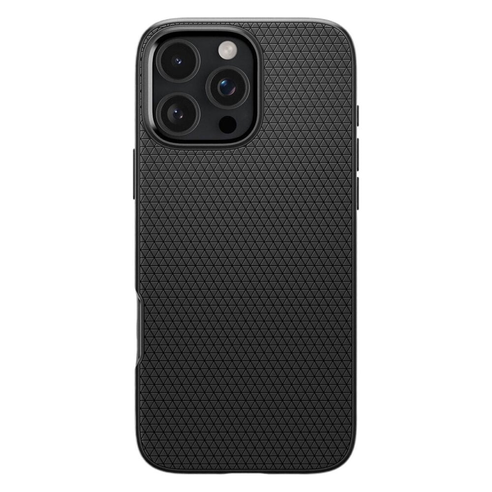 Spigen® Liquid Air™ ACS07988 iPhone 16 Pro Max Case - Matte Black