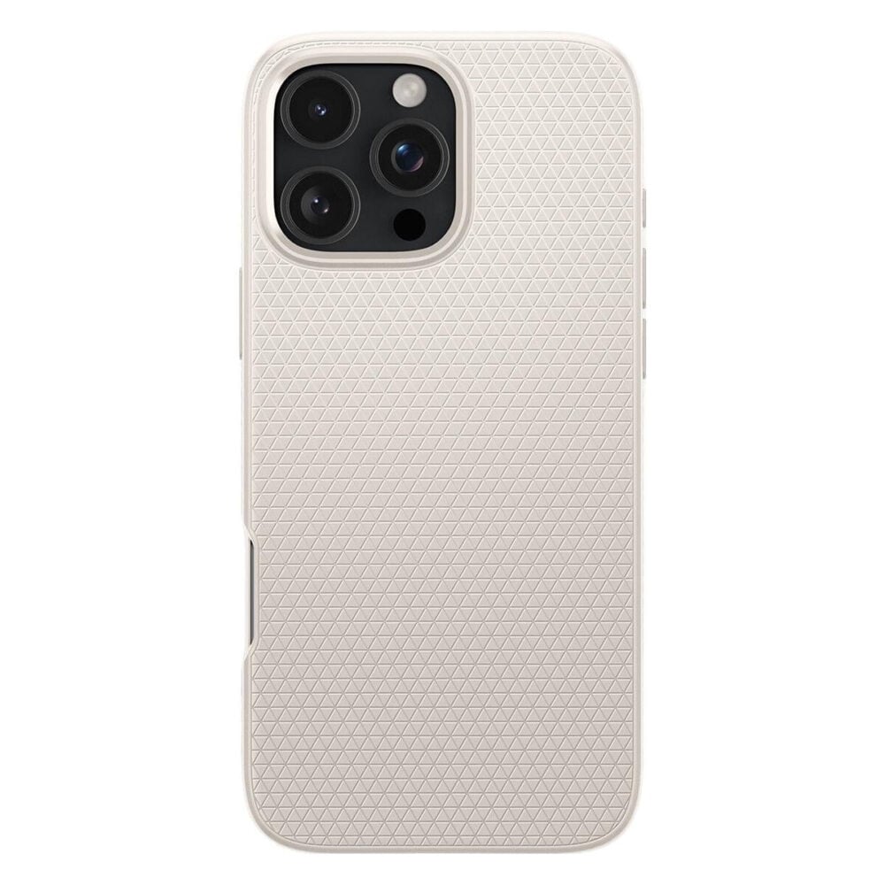 Spigen® Liquid Air™ ACS07991 iPhone 16 Pro Max Case - Natural Titanium