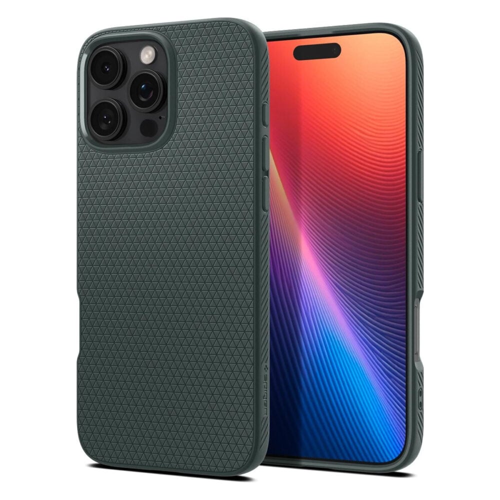 Spigen® Liquid Air™ ACS08119 iPhone 16 Pro Case - Abyss Green