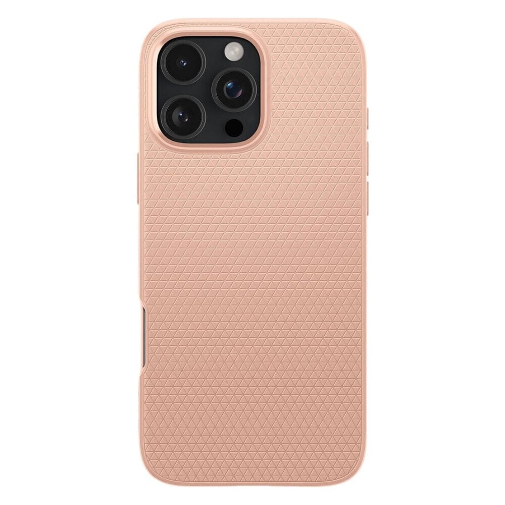 Spigen® Liquid Air™ ACS08687 iPhone 16 Pro Max Case - Rose Titanium
