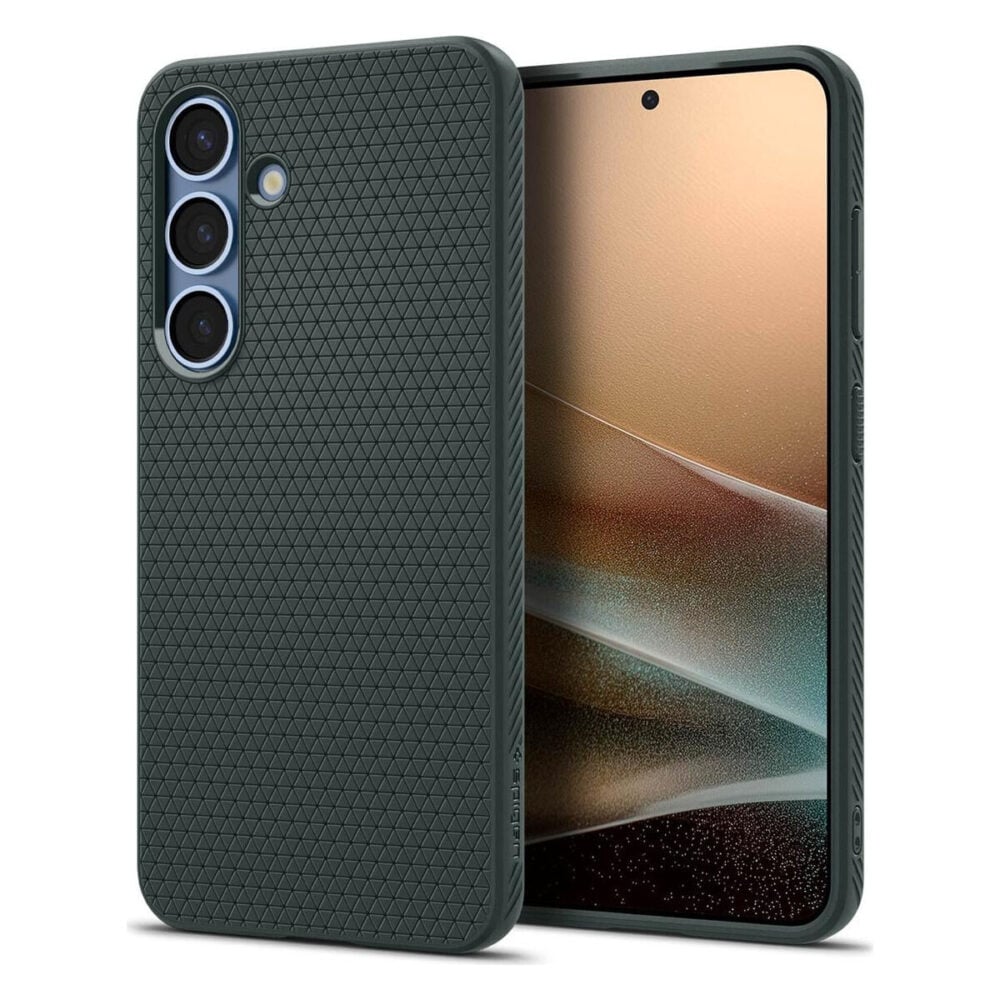 Spigen® Liquid Air™ ACS09001 Samsung Galaxy S25 Case - Abyss Green