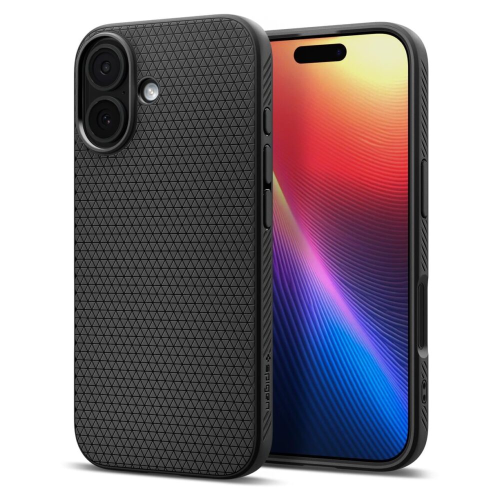 Spigen® Liquid Air™ ACS10369 iPhone 17 Case - Matte Black