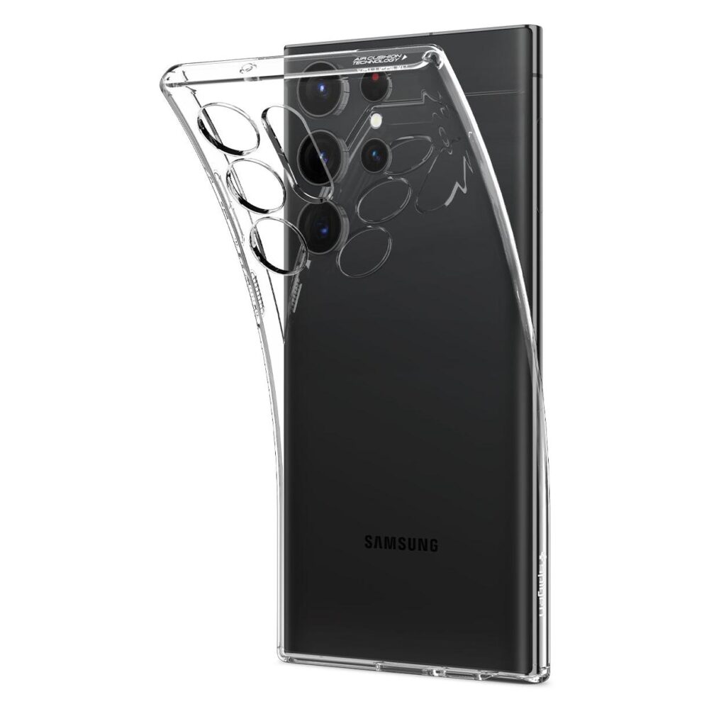 Spigen® Liquid Crystal™ ACS05610 Samsung Galaxy S23 Ultra Case - Crystal Clear