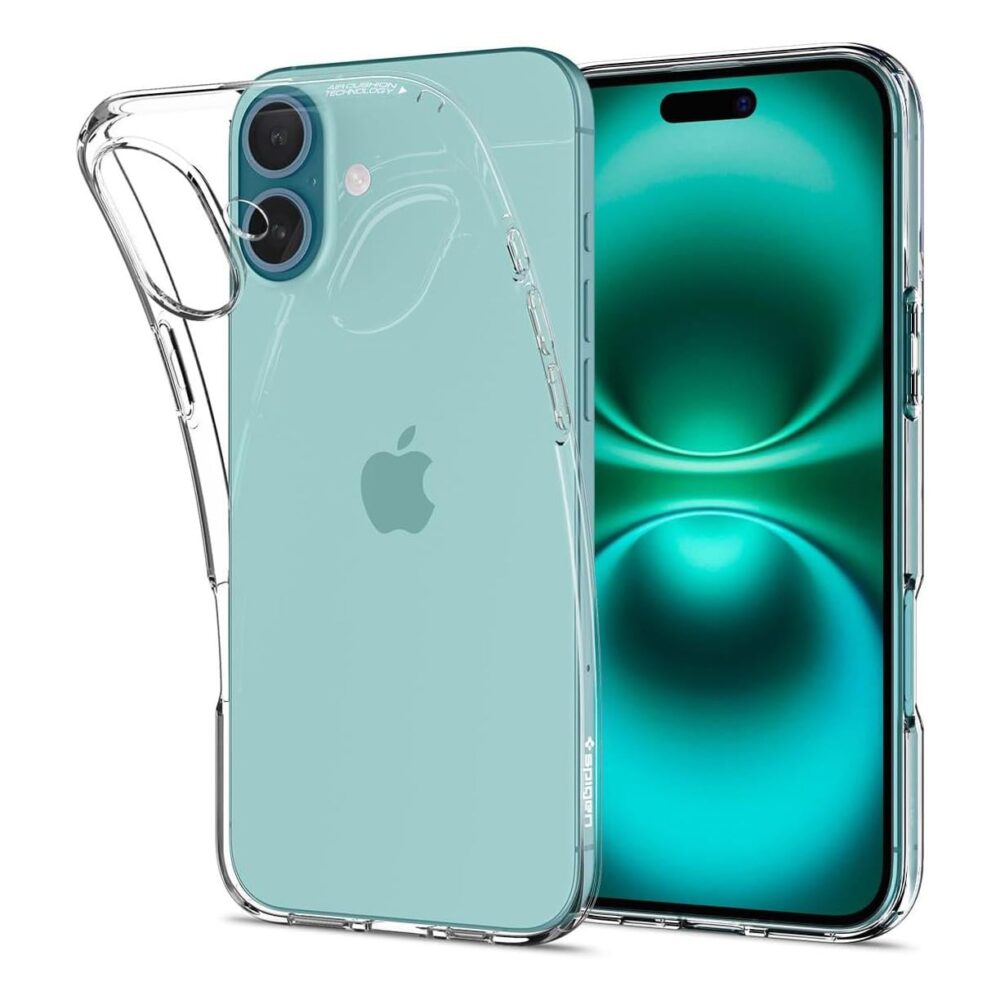 Spigen® Liquid Crystal™ ACS08064 iPhone 16 Plus Case - Crystal Clear