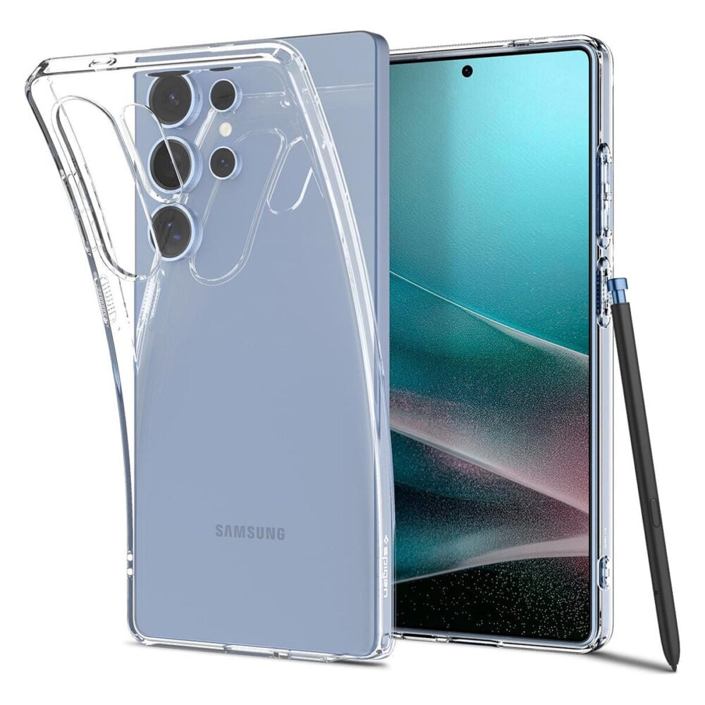 Spigen® Liquid Crystal™ ACS08948 Samsung Galaxy S25 Ultra Case - Crystal Clear