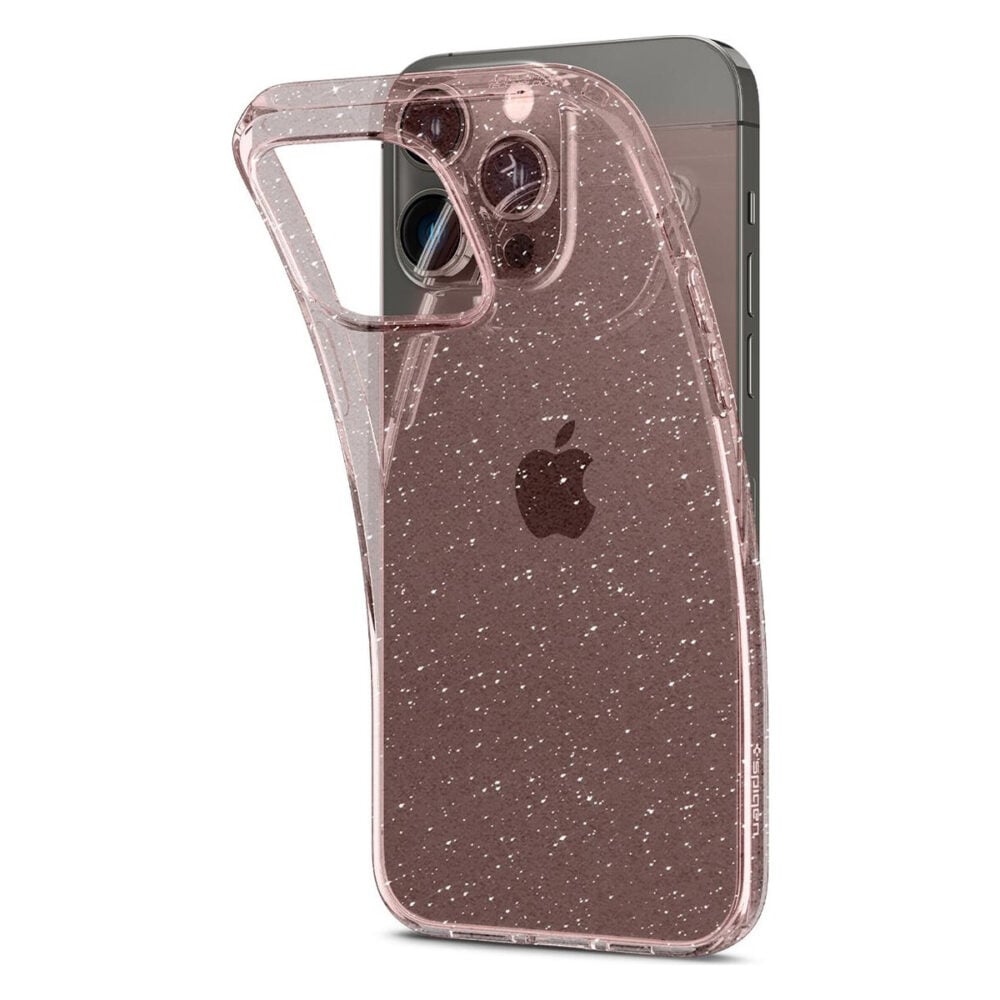 Spigen® Liquid Crystal™ Glitter ACS04955 iPhone 14 Pro Case - Rose Quartz