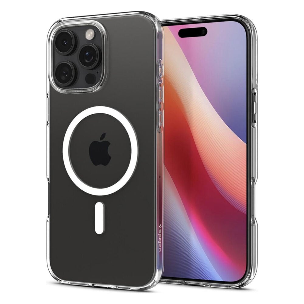 Spigen® Liquid Crystal™ (MagFit) ACS08387 iPhone 16 Pro Max Case - Crystal Clear