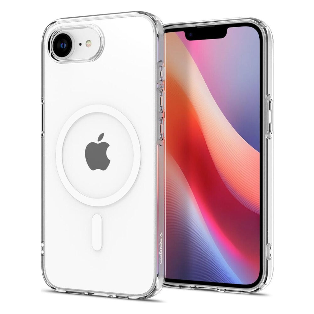 Spigen® Liquid Crystal™ (MagFit) ACS09150 iPhone 16e Case - Clear White
