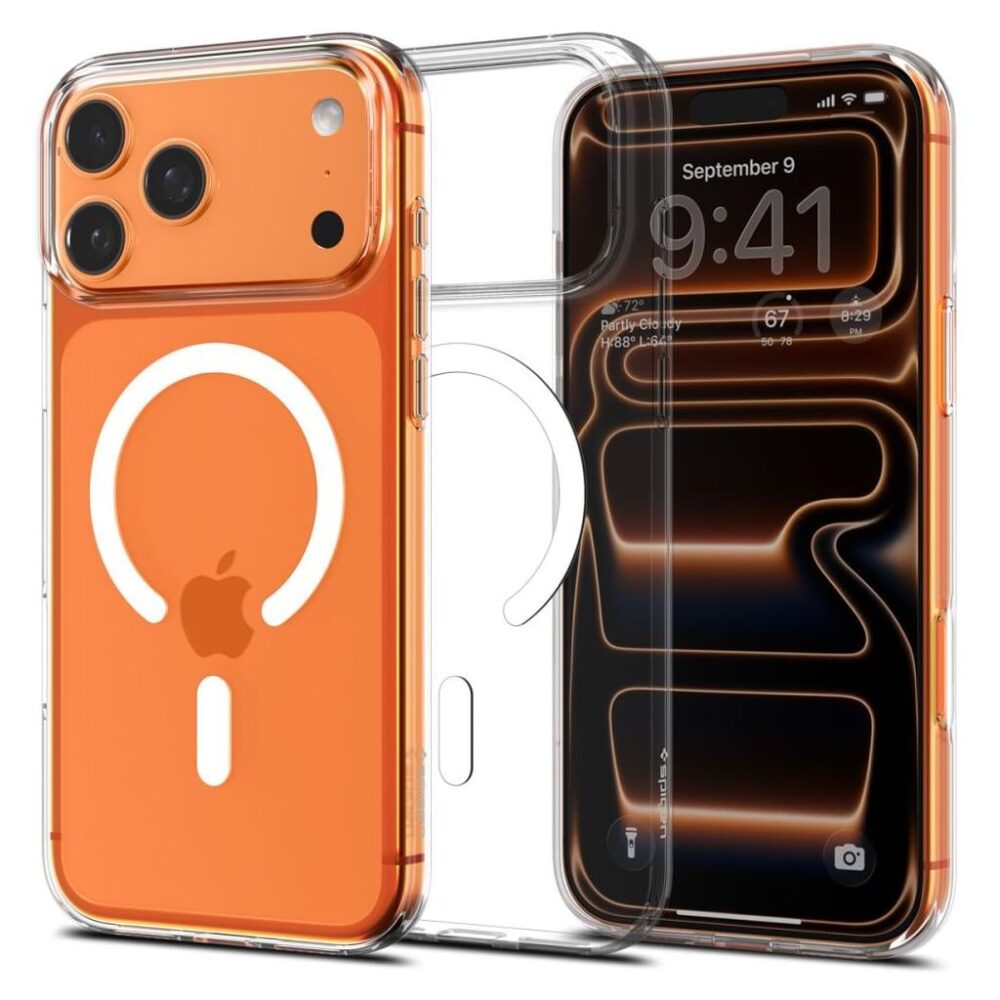 Spigen® Liquid Crystal™ (MagFit) ACS10396 iPhone 17 Pro Case - Clear White