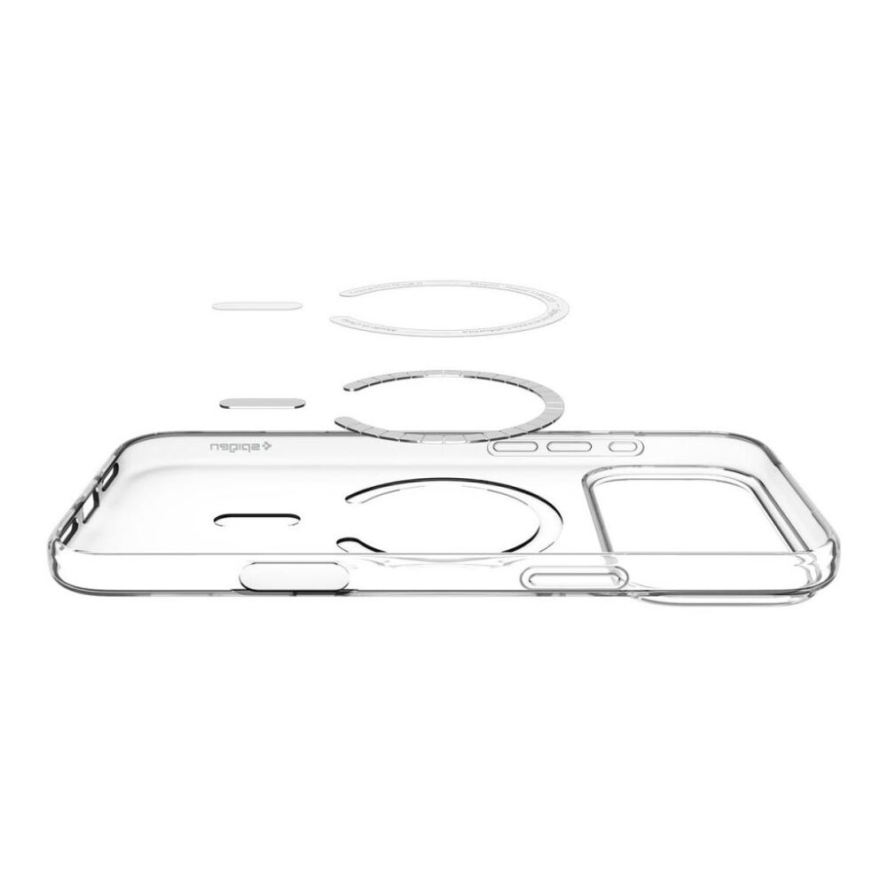 Spigen® Liquid Crystal™ (MagFit) ACS10396 iPhone 17 Pro Case - Clear White