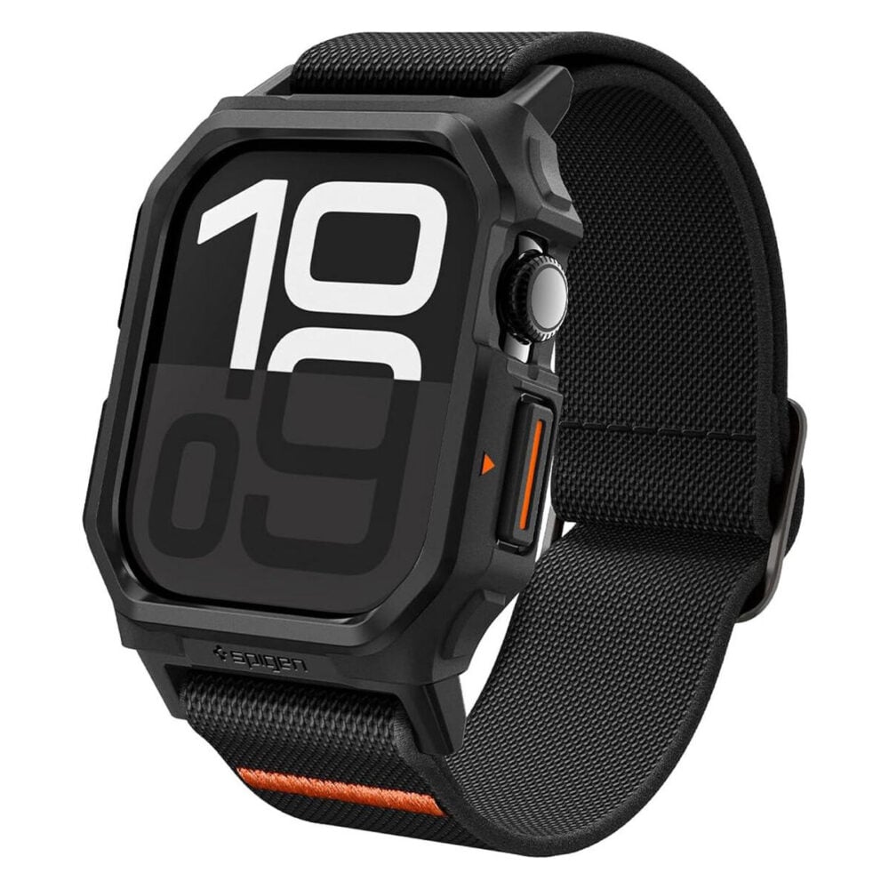 Spigen® Lite Fit™ Pro ACS08609 Apple Watch Series 10 (46mm) Case + Band - Matte Black