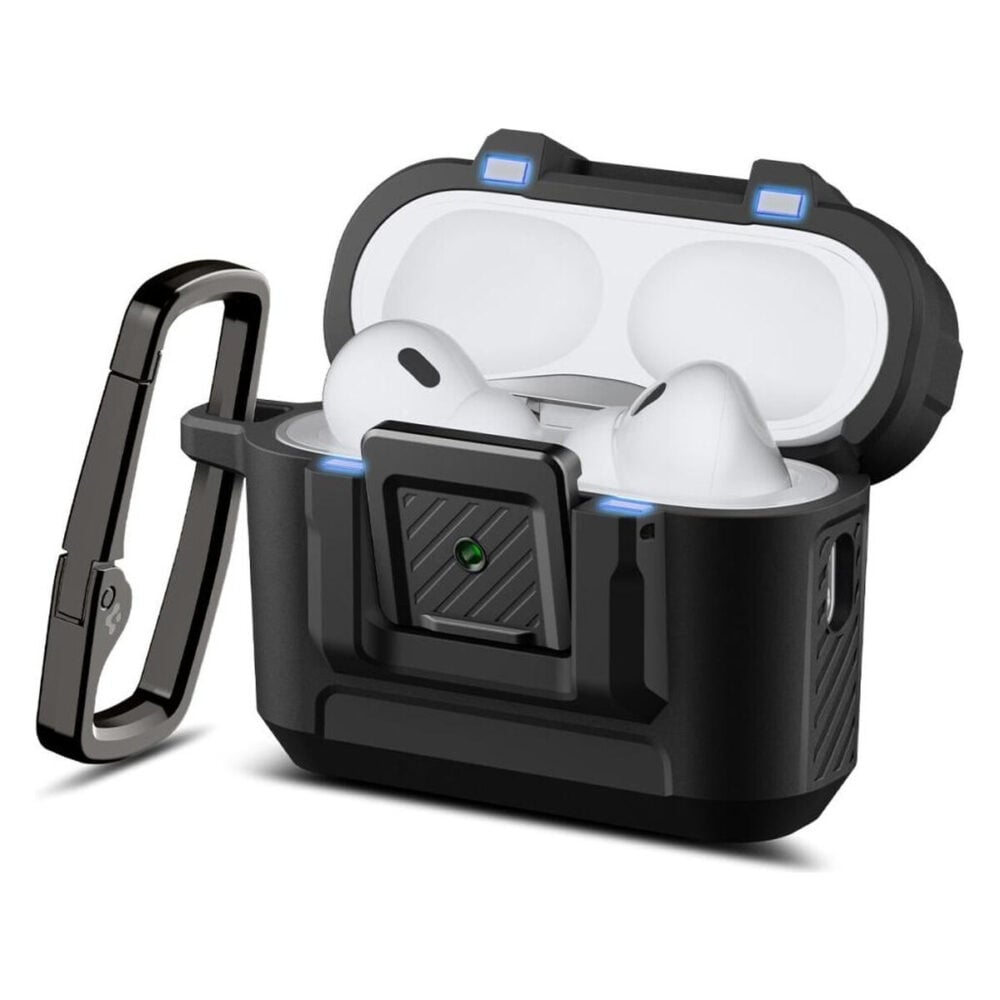 Spigen® Lock Fit™ ACS09825 AirPods Pro 3 Case - Matte Black