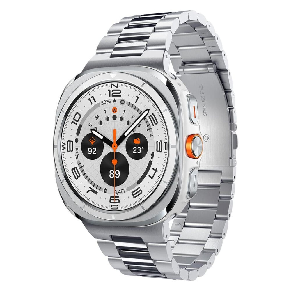 Spigen® Modern Fit™ 316L AMP08823 Samsung Galaxy Watch Ultra (47mm) Band - Silver