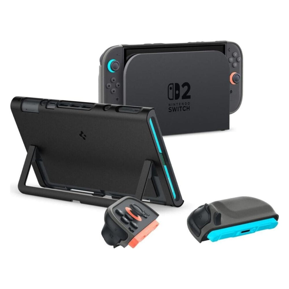 Spigen® Nano Pop™ ACS09343 Nintendo Switch 2 Case - Black Sesame