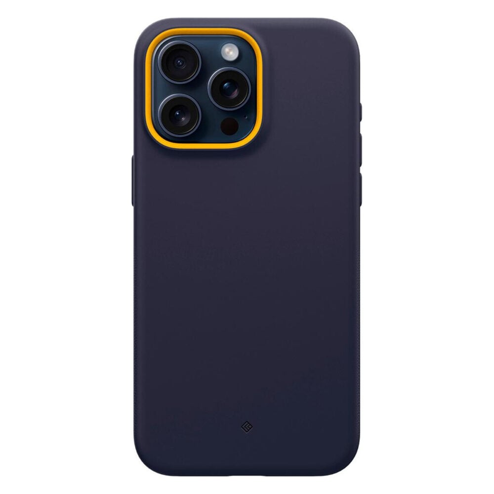 Spigen® Nano Pop™ Mag by Caseology® Collection ACS06617 iPhone 15 Pro Max MagSafe Case - Blueberry Navy